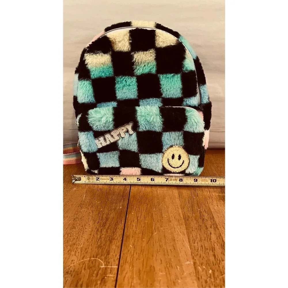 EMOJI FLEECE SOFT BACKPACK BAG MINI